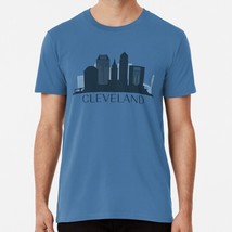 Cleveland Skyline Blue Size S to 5XL Made in the USA T-Shirt - £17.58 GBP