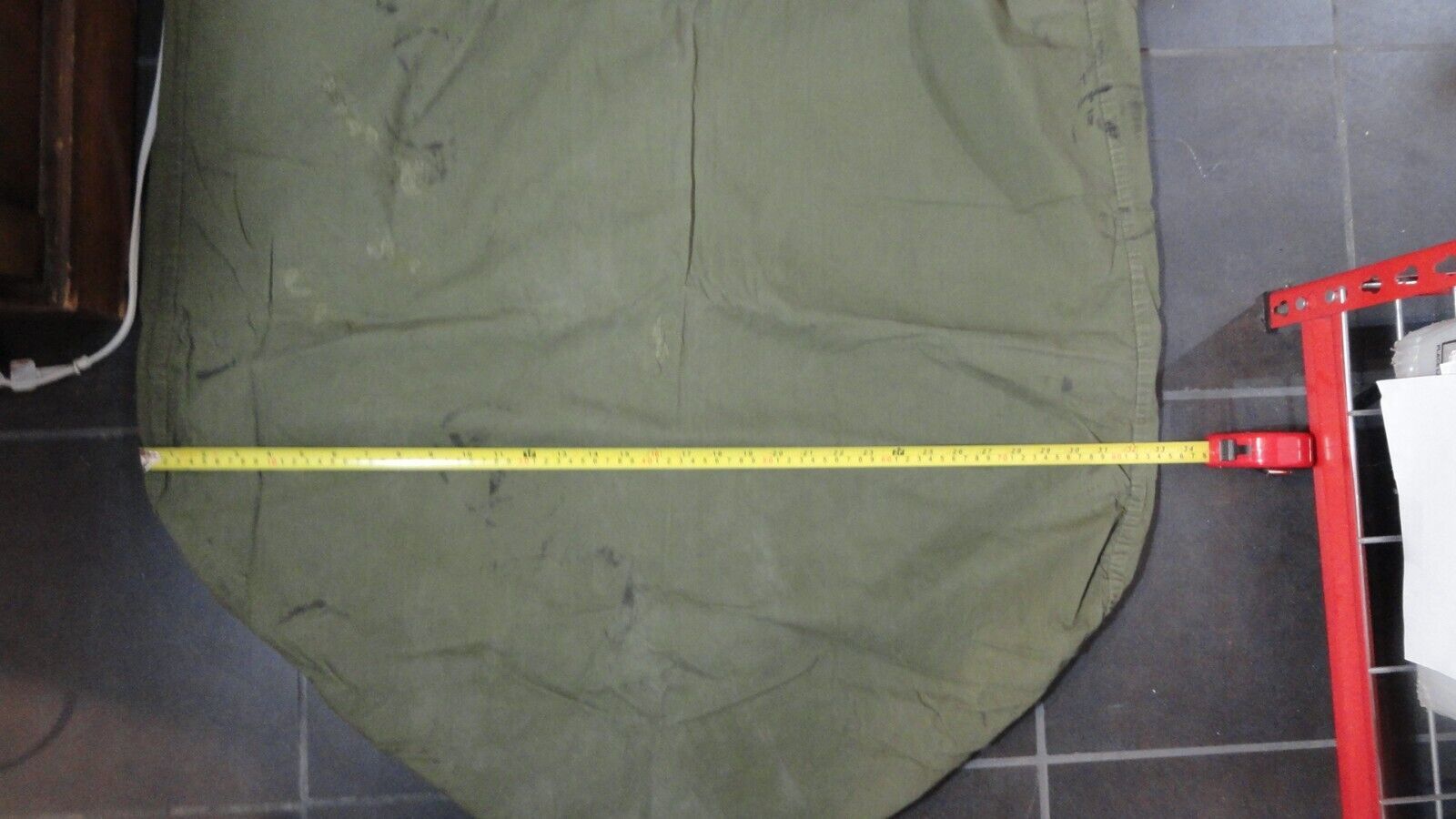 VINTAGE PHILA QUARTERMASTER WATER REPELLENT OD MIL A SLEEPING BAG BIVY COVER Item image 11