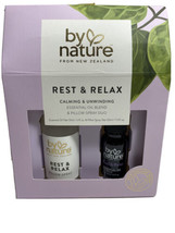 By Nature From New Zeland Rest &amp; Relax Essential Oul Blend &amp; Pillow Spra... - £21.43 GBP