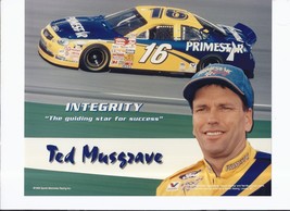 Ted Musgrave 8x10 Unsigned Photo Nascar - £7.61 GBP