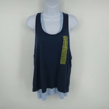 Tangerine Womens Active 2 In 1 Tank Top Blue Medium - £10.19 GBP