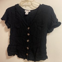 Urban Romantics Womens Shirt S Small Bust 32” Button Up - £4.54 GBP