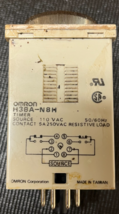 Omron H3BA-N8H 220VAC Panel Timer Relay 5A SPDT - $29.99