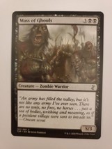 MTG Magic The Gathering Card Mass of Ghouls Creature Zombie Warrior Black - $7.68