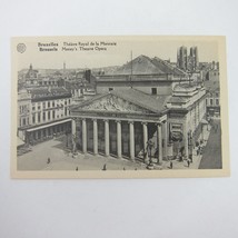 Postcard Brussels Belgium Money&#39;s Theater Opera House by Damesne Antique UNPOSTD - £6.38 GBP