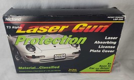 T3 Alpha Laser Gun Protection Absorbing License Plate Cover NicSand - £14.95 GBP