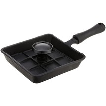 Norpro Mini Cast Iron Panini Pan with Press, 5.9 IN, As Shown - £37.73 GBP