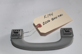 2004-07 BMW 530i INTERIOR ROOF ASSIST GRAB HANDLES PAIR GRAY K192 / K194 image 8