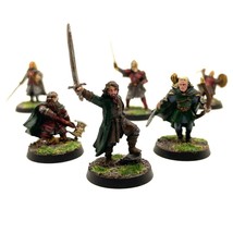 Heroes of the West 6 Painted Miniatures Return of the King Middle-Earth - £105.72 GBP