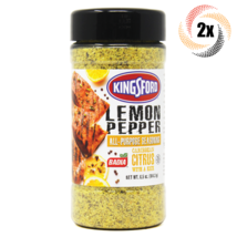 2x Shakers Kingsford Badia Lemon Pepper All Purpose Seasoning | 6.5oz - £14.00 GBP
