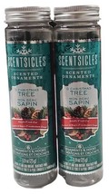 Scent Sicles Mon Beau Sapin Scented Christmas Tree Ornaments Six Sticks Lot Of 2 - £10.62 GBP