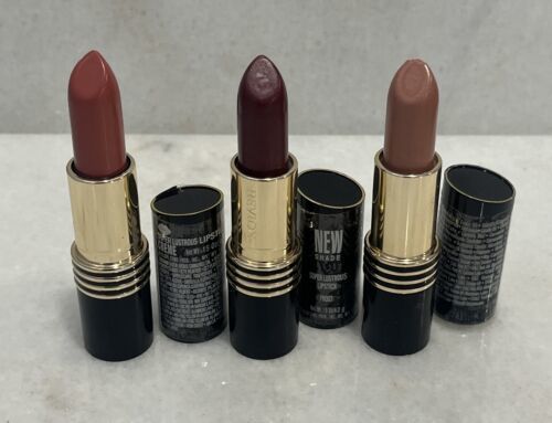 3 Revlon Super Lustrous Lipstick Sunflash, Cherry Berry, 71 In The Buff ... - $15.84