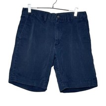 Polo Ralph Lauren Shorts Men&#39;s 32 Navy‎ Blue Classic Fit 9&quot; Inseam Flat ... - $366.57 MXN