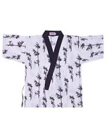 Japanese Sushi Bar Restaurant Bar Clothes Waiter Half Sleeve Uniform Che... - £21.21 GBP