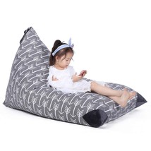 Stuffed Animal Storage Bean Bag Chair For Kids And Adults. Premium Canvas Stuffi - £42.78 GBP