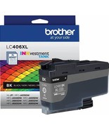 Brother LC406XLBK High Yield Black Ink Cartridge - $1,520.35 MXN