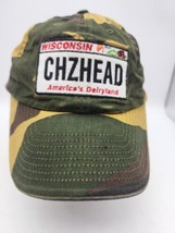 Wisconsin Chezhead Camo Hat Snapback - $9.50