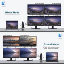 QGeem 17-in-1 USB 3.0 Universal Laptop Docking Station Dual Monitor Hdmi 4K - £43.72 GBP