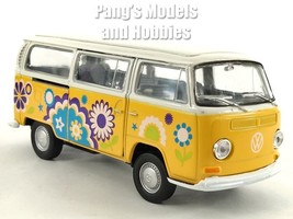 VW 1967 T2 Type 2 Bus 1/38 Scale Diecast Model by Welly - Yellow - £14.04 GBP