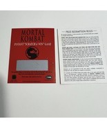 Mortal Kombat Scratch Off Game Tickets From The 1995 Animated Movie Promo - $83.51 MXN Mortal Kombat Scratch Off Game Tickets From The 1995 Animated Movie Promo - $83.51 MXN