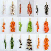 Artificial vegetable string fruit string,fish,Mushroom cucumber luffa, g... - $111.65 MXN