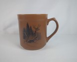 BASS PRO SHOP 16 oz Mug Brown BUCK in Rut Deer Hunting Coffee Cup - $13.59