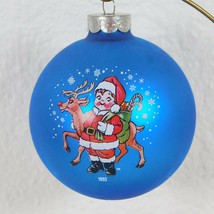 Campbells Soup Kids Collector&#39;s Edition 1993 Glass Ball Christmas Ornament Blue - £7.65 GBP