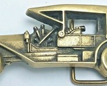Vintage 1978 Duesenberg Model Car Belt Buckle Solid Brass Baron Buckle EUC - $28.09
