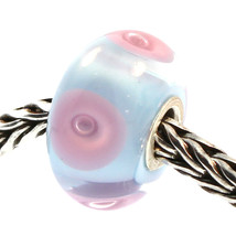 Authentic Trollbeads Glass 61196 Light Blue Pastel RETIRED - £12.03 GBP