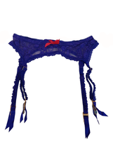 L&#39;AGENT BY AGENT PROVOCATEUR Womens Garter Belt Lace Purple Size S - £44.89 GBP