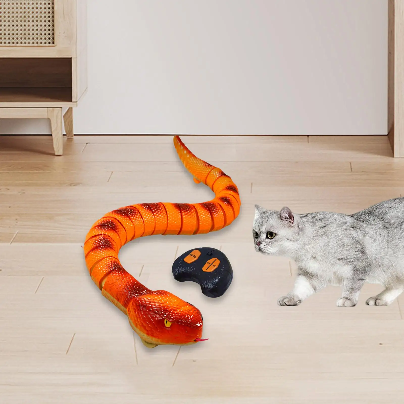 Electric Fake Snake Pet Game Play Electric Simulation Serpent Snake for Birthday - £22.13 GBP