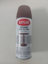 Krylon Stone Fine Texture Finish Spray Paint Cinnabar 3707 Color 12 oz NEW - £38.03 GBP