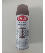 Krylon Stone Fine Texture Finish Spray Paint Cinnabar 3707 Color 12 oz NEW - £37.99 GBP