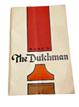 Menu Kentucky Kunz&#39;s The Dutchman Louisville KY 1960s Restaurant Vintage - $27.91