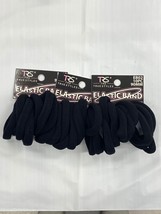 3 Packs Of Trs Elastic Hair Band #EB02 Black 10 Bands 90MM - £2.84 GBP