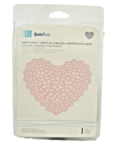 Lifestyle Crafts QuicKutz Heart Doily 4 x 4 Cutting Die New - £8.75 GBP