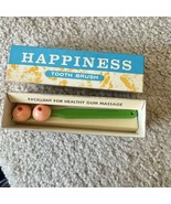 Vintage HAPPINESS TOOTHBRUSH Gum Massager Boob Novelty Gag Gift Adult Gift - $17.59 CAD