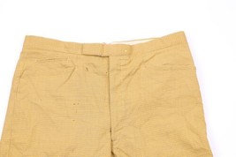 Vtg 40s 50s Streetwear Mens 36x28 Thrashed Hand Tailored Chino Pants Plaid USA - £47.44 GBP