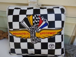 Vintage Indianapolis Motor Speedway 500 Mile  Padded Seat Cushion - £35.04 GBP