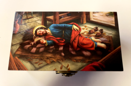 Sleeping Saint Joseph Petition Wood Box , New #AB-023 - $20.94 CAD