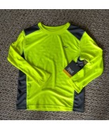 Everlast Boy&#39;s Long Sleeve Athletic Colorblock Tee Safety Yellow New - $75.96 MXN