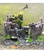 Large sunken Castle 18x6x12cm fine detail resin aquarium decor for shrim... - £21.92 GBP