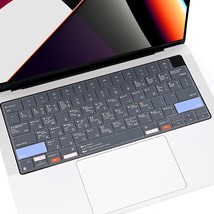Keyboard Cover Skin With Mac Os Shortcut Hot Keys For 2023 Macbook Air 1... - £15.71 GBP