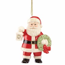Lenox 2015 Santa Figurine Ornament Annual Lighting The Way Lantern Christmas NEW - £16.74 GBP