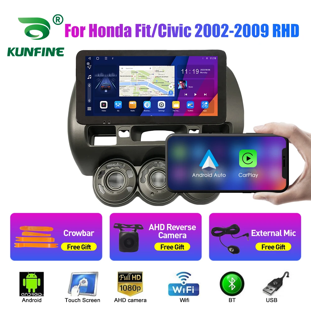 10.33 Inch Car Radio For Honda Fit 02-09 2Din Android Octa Core Car Stereo DVD - £86.92 GBP+
