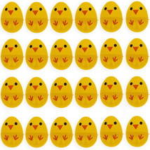 Set of 24 Chicks Fillable Plastic Easter Eggs 2.25 Inches - £18.97 GBP