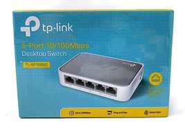 TP-Link Green Tech TL-SF1005D 5-Port 10/100Mbps Fast Ethernet Desktop Switch - £9.79 GBP