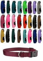 MPP Dog Collar Bulk Pack 25 Assorted Color Adjustable Choose Size Shelter Rescue - £74.62 GBP+