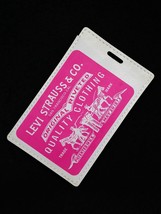 Levi&#39;s Luggage Tag / Card Holder - LEVIS Hong Kong Exclusive New Without... - $18.90