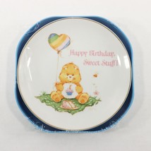 Care Bears VTG 1984 Happy Birthday Sweet Stuff Plate NEW NOS American Gr... - $22.48